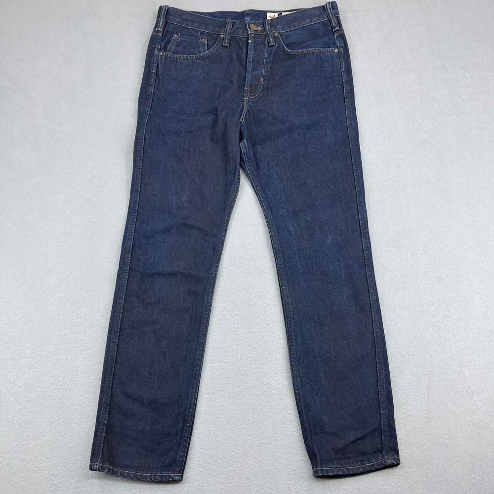 AllSaints Spitalfields Mens Rinse Taper Jeans Dark Indigo Denim ME035A Size 30‎